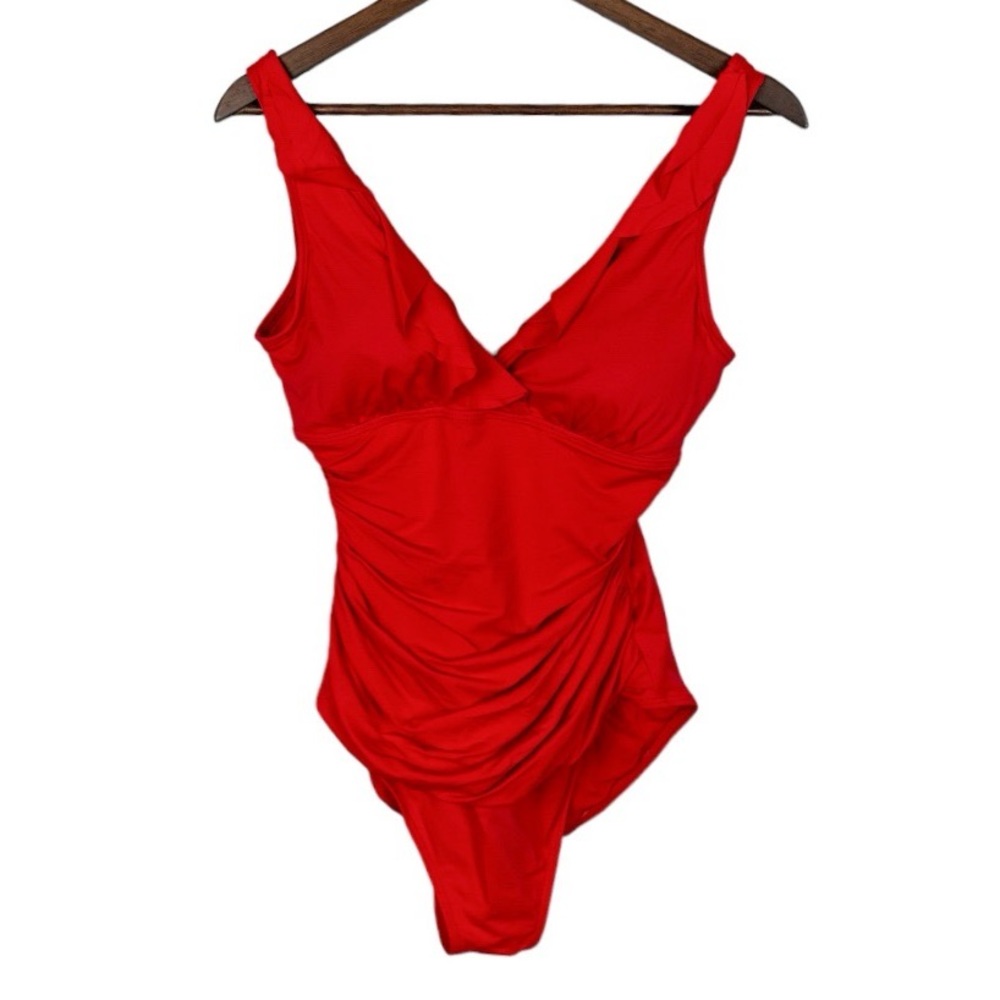 Lauren Ralph Lauren Women’s Swimsuit Ruffles Size 8